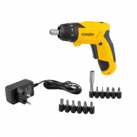 Vonder, Parafusadeira A Bateria 3,6 V, Carregador Bivolt, Jogo Com 12 Acessórios na Amazon