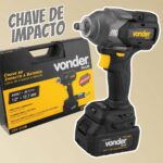 Vonder Plus, Chave de Impacto, Bateria 20 V, Encaixe de 1/2”, Carregador Bivolt, CIV 212B. na Amazon
