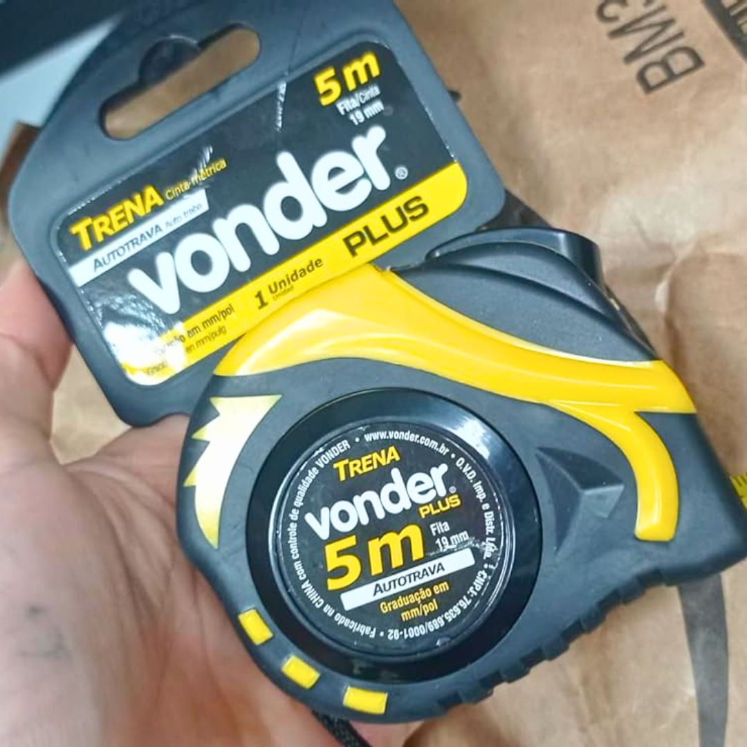 Vonder Trena Aço (P) 5M X 19 Mm Auto Trava Pl na Amazon