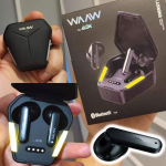 WAAW by ALOK ENERGY 100EBG – Fone de Ouvido Bluetooth, TWS, Intra-Auricular Com Modo Gamer e Resistente à Água IPX4, Preto e Verde, P, M, G na Amazon