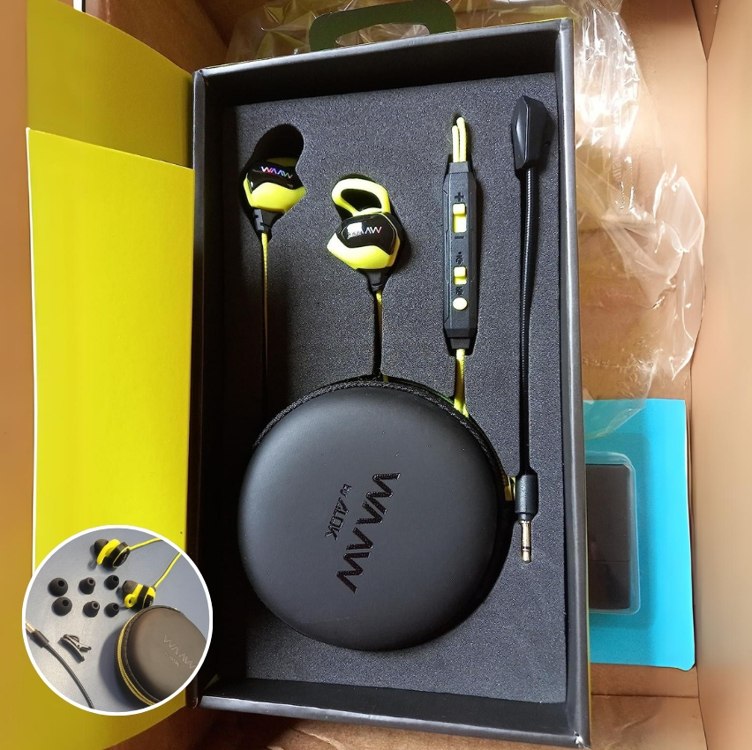 WAAW by ALOK Fone de Ouvido Gamer ENERGY 10EWG com Fio, Intra-Auricular, Microfone Extra Destacável, Case de Transporte na Amazon