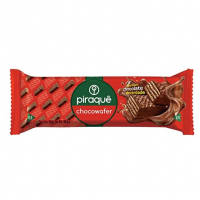 Wafer Recheio E Cobertura Chocolate Piraquê Chocowafer Pacote 100,8g na Amazon