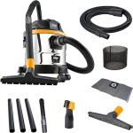 WAP Aspirador de Pó e Água Inox com Filtro Lavável 1700W 146mbar Robusto WAP GTW INOX 15 127V na Amazon