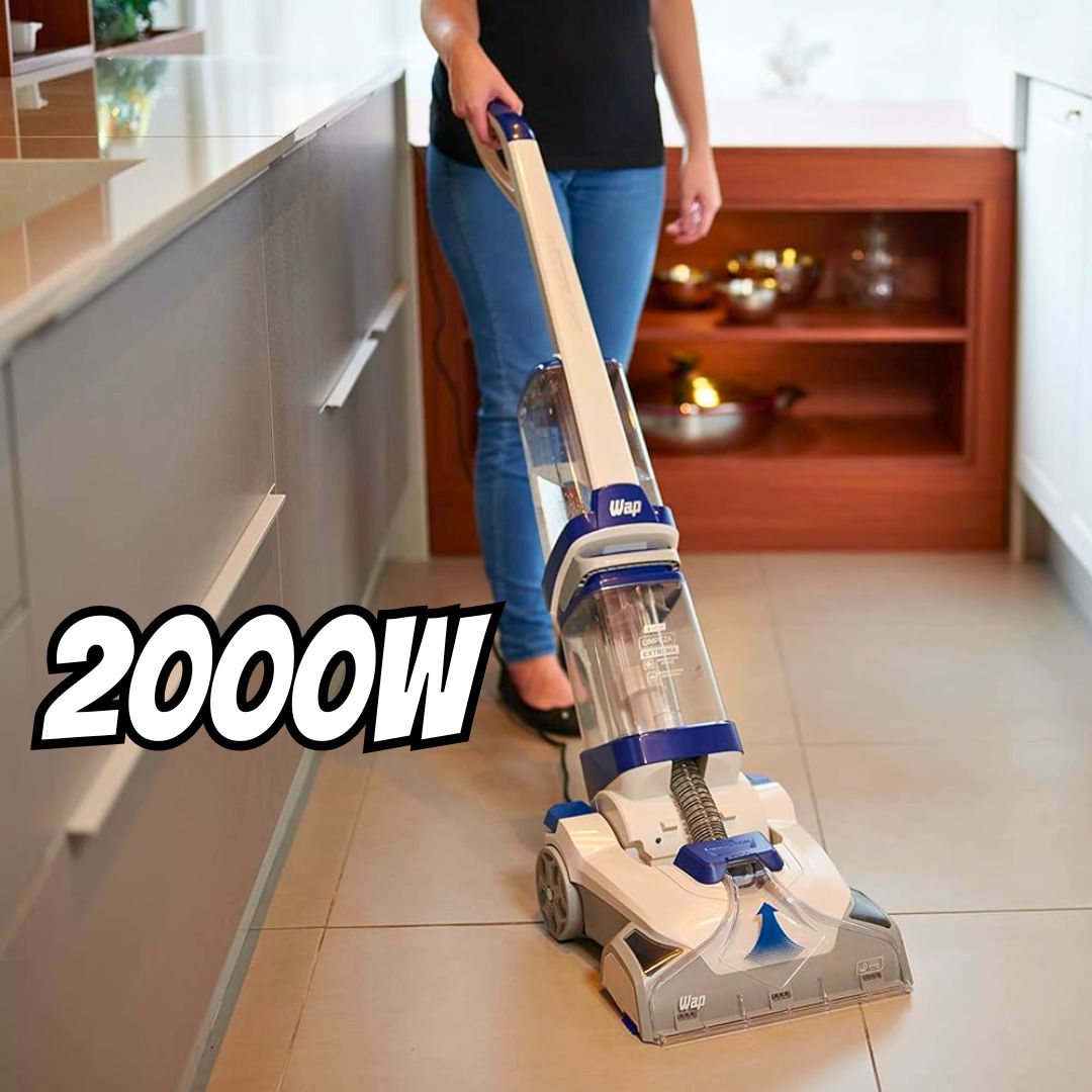 WAP Extratora e Higienizadora Vertical COMFORT CLEANER PRO, 2 em 1, Escova Elétrica para Tapetes e Carpetes, 2000W na Amazon