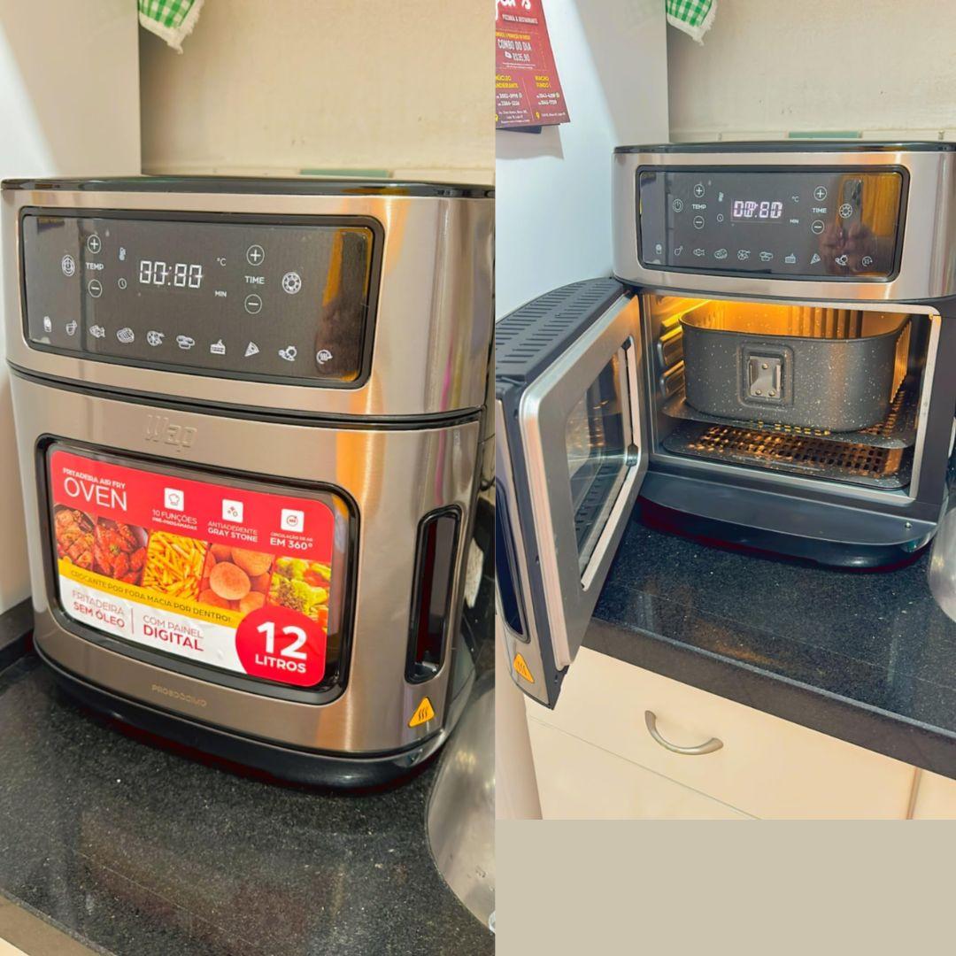 WAP Fritadeira Elétrica Air Fryer Oven Digital 12 Litros Sem Óleo 10 Funções Timer de 24h Aviso Sonoro 1800W Antiaderente WAP AIRFRY 12L 127V na Amazon