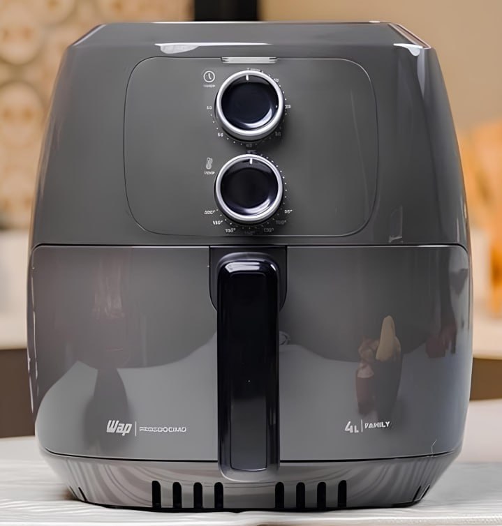 WAP Fritadeira Elétrica sem Óleo Air Fryer Cinza 4 Litros, Potência de 1500W e Revestimento Antiaderente na Amazon