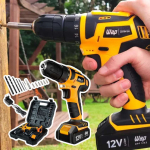 WAP Parafusadeira E Furadeira A Bateria Li-Ion 12V Bpf 12K3 Carregador Bivolt Sem Fio Com Maleta E Kit De 13 Acessórios na Amazon