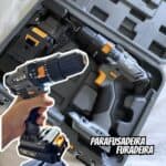 WAP Parafusadeira e Furadeira com Impacto à Bateria 3/8″ 21V K21-ID01, com Maleta Organizadora, Torque 21 Níveis, Bivolt na Amazon