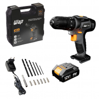 WAP Parafusadeira E Furadeira Com Impacto Bpfi 12K4 A Bateria Li-Íon De 12V Torque 18 Níveis na Amazon