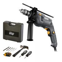WAP Parafusadeira E Furadeira De Impacto 3/8" WF-700K10, Com 11 Acessórios E Maleta, Controle De Velocidade, 700W 127V na Amazon