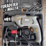 WAP Parafusadeira e Furadeira de Impacto 3/8" WF-700K10, com 11 Acessórios e Maleta, Controle de Velocidade, 700W 127V na Amazon