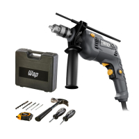 WAP Parafusadeira E Furadeira De Impacto 3/8" WF-700K10, Com 11 Acessórios E Maleta na Amazon