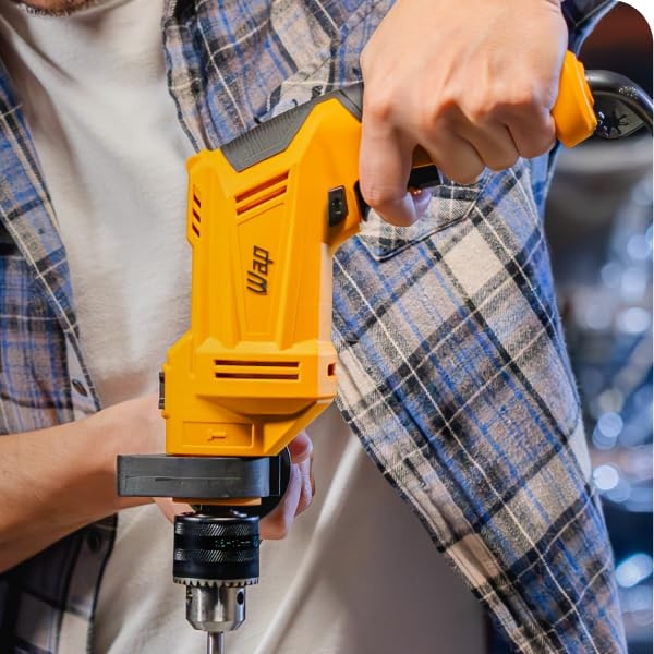 WAP Parafusadeira e Furadeira Impacto 1/2″ WF 700 FE13, Limitador de Profundidade e Empunhadeira Auxiliar 40Nm 700W na Amazon