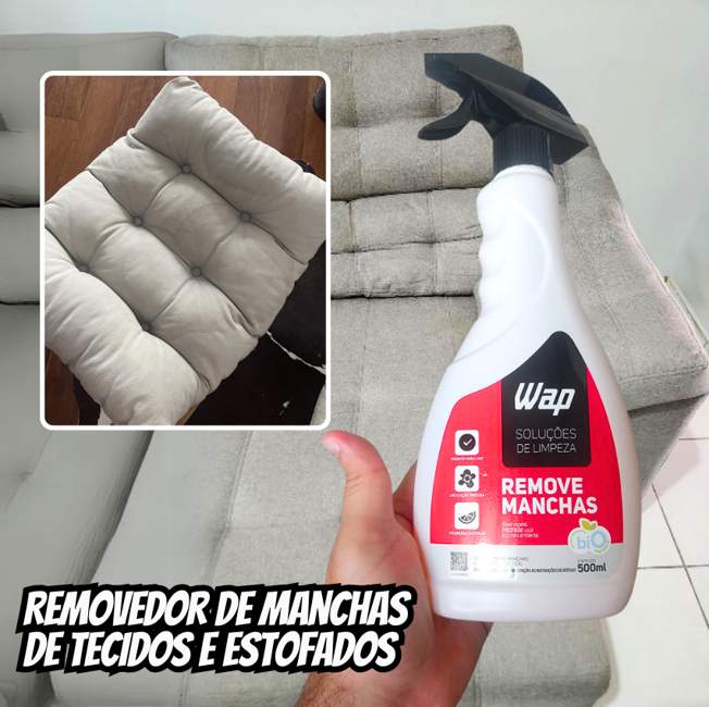 WAP Removedor De Manchas De Tecidos E Estofados Remove Manchas 500Ml Branco E Rosa na Amazon