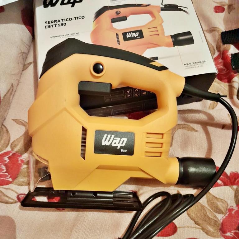 WAP Serra Tico Tico ESTT 550 Ferramenta para Cortar Madeira Aço e Polí­meros, com Bocal de Aspiração 550W na Amazon