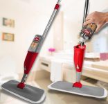 WAP Vassoura MOP Spray com Reservatório 460 ml Multiuso 3 em 1 Borrifa Limpa e Seca com Pano Microfibra Refil na Amazon