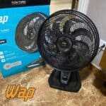 WAP Ventilador de Mesa e Parede 50cm FLOW TURBO, com Tecnologia Silenciosa e Econômica, 8 Pás e 3 Velocidades, 180W 127V na Amazon