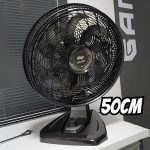 WAP Ventilador de Mesa e Parede 50cm FLOW TURBO, com Tecnologia Silenciosa e Econômica, 8 Pás e 3 Velocidades, 180W na Amazon
