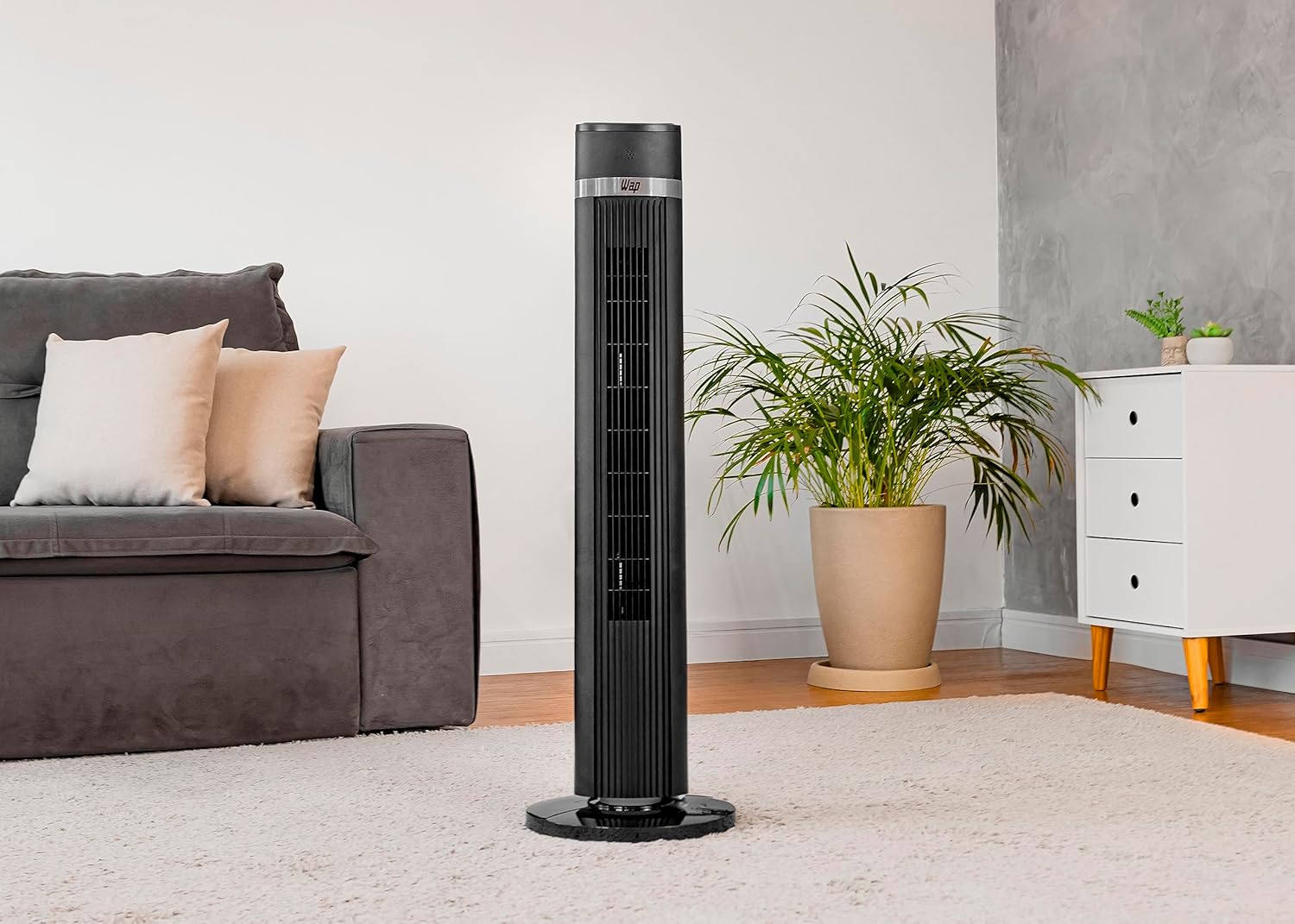 WAP Ventilador de Torre AIR SILENCE com 4 Ní­veis de Velocidade, Time de até 15 Horas e Desligamento Automático 127V na Amazon