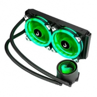 Water Cooler Rise Mode Gamer Black, RGB, 240mm, AMD/Intel, Preto na KaBuM!