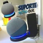 WB Suporte de tomada para Smart Speaker Alexa Echo Dot Amazon 5 e 4 Geração Preto na Amazon