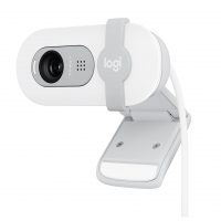 Webcam Full HD Logitech Brio 100 Com Microfone Integrado, Proteção De Privacidade, Correção Automática De Luz E Conexão USB-A - Branco na Amazon