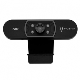 Webcam Gamer Husky Gaming Snow 100  720Pp 30 FPS Com Iluminação Microfone Embutido Streaming Preto - HGMN002 na KaBuM!