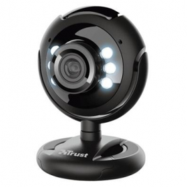 Webcam Trust Spotlight Pro 16MP USB com Microfone Embutido e Luzes LED Preto 16428 na KaBuM!