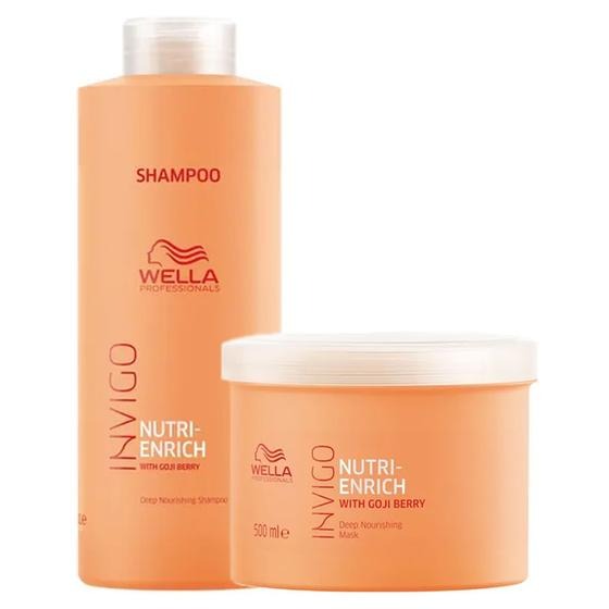Wella Professionals Invigo Nutri-Enrich Kit – Shampoo + Máscara na Magazine Luiza