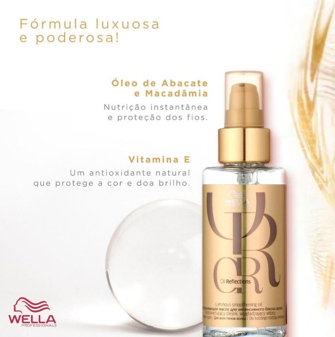 Wella Professionals Oil Reflections – Óleo Capilar 100ml na Casas Bahia