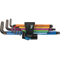 Wera  022210 Conjunto De Chaves Em L Métricas Multicoloridas Com Função De Fixação, Várias na Amazon