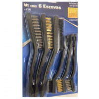 Western Conjunto 6 Escovas Com Cabo Ergonômico 2577 na Amazon