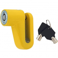 Western TM-28 Trava Para Disco De Freio Moto, Vermelho/Amarelo na Amazon