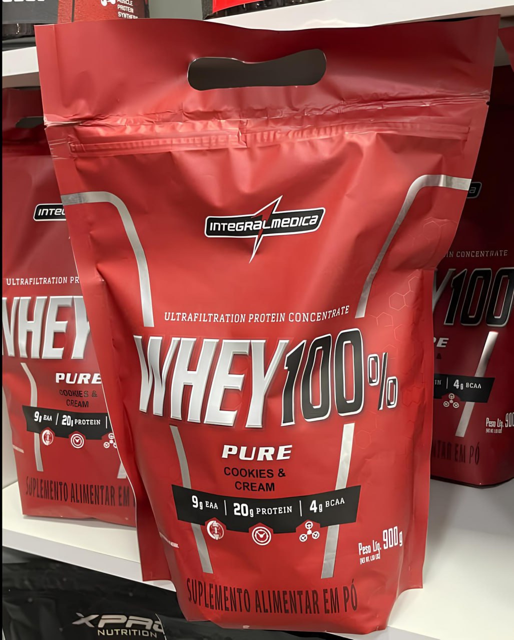 Whey 100% Cookies And Cream Pouch 900G, Integralmedica, 900G na Amazon