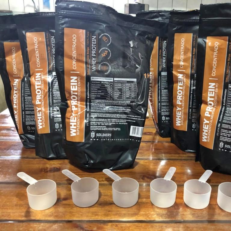 Whey Protein Concentrado 1kg – Chocolate Belga – Importado – Soldiers Nutrition na Amazon