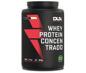 Whey Protein Concentrado Morango 900g DUX na Amazon