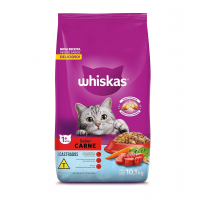 Whiskas Ração Whiskas Para Gatos Adultos Castrados Sabor Carne - 10,1Kg na Amazon
