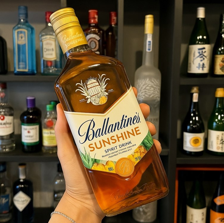 Whisky Ballantines Sunshine Abacaxi 700ml na Amazon