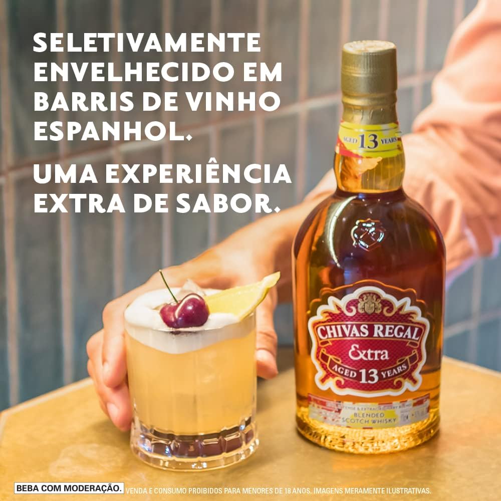 WHISKY CHIVAS REGAL EXTRA 13 YEARS Chivas Sabor 750ML na Amazon