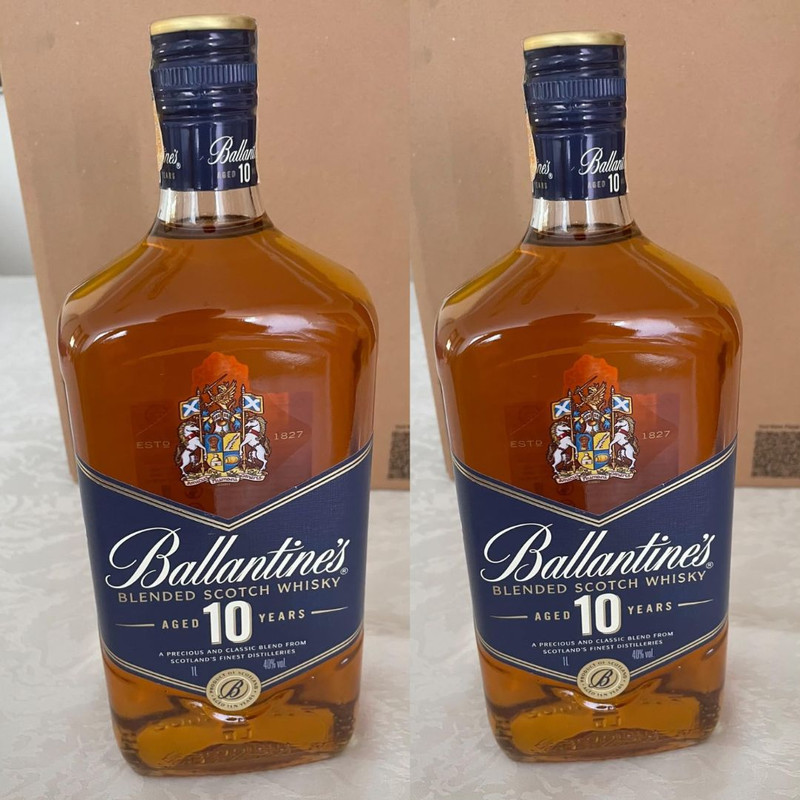 Whisky Escocês Blended 10 Anos Ballantine’s Garrafa 1l na Amazon