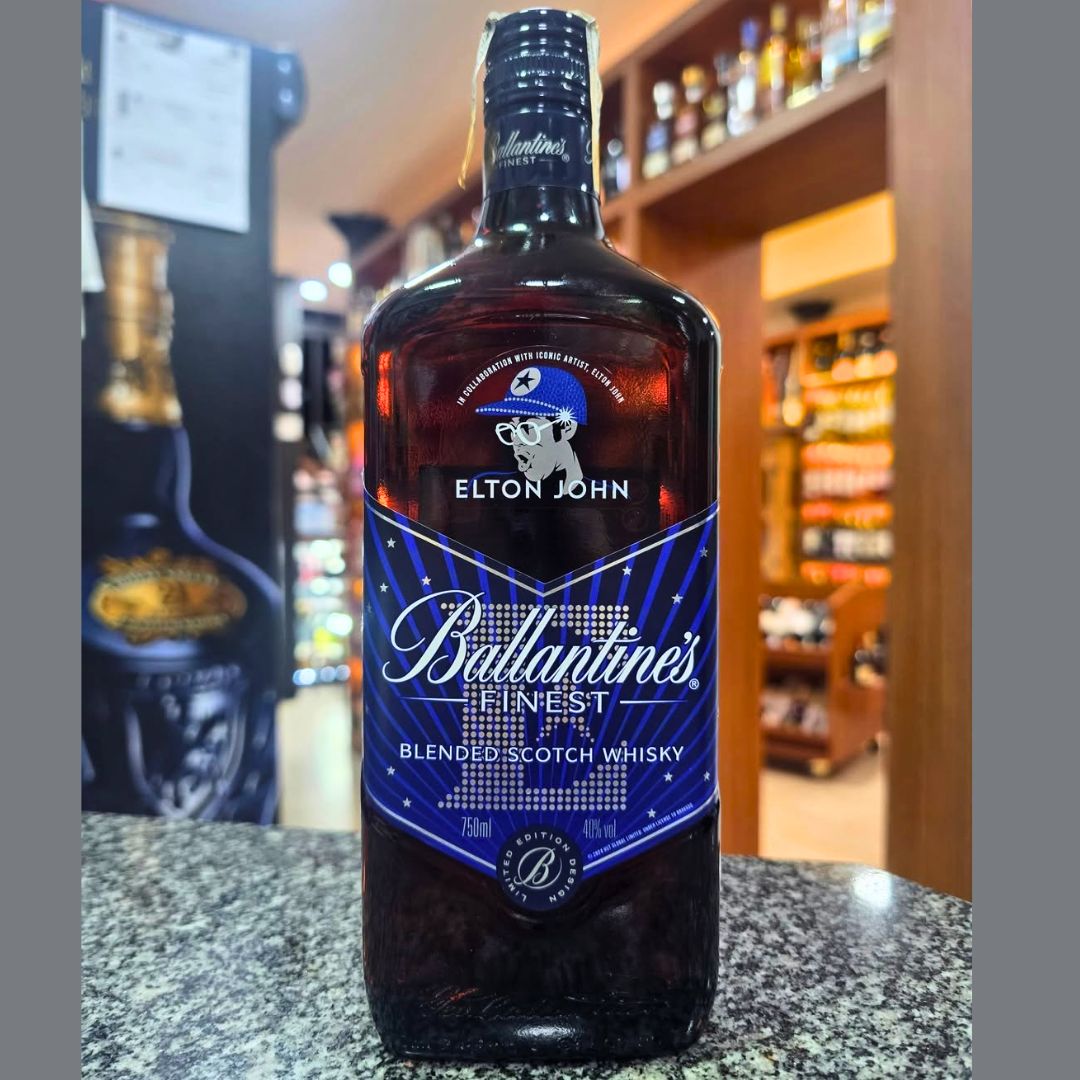 Whisky Escocês Blended Finest Elton John Ballantine’s Garrafa 750ml na Amazon