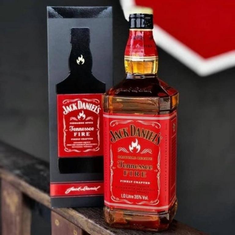 Whisky Jack Daniel’s Fire, 1L na Amazon