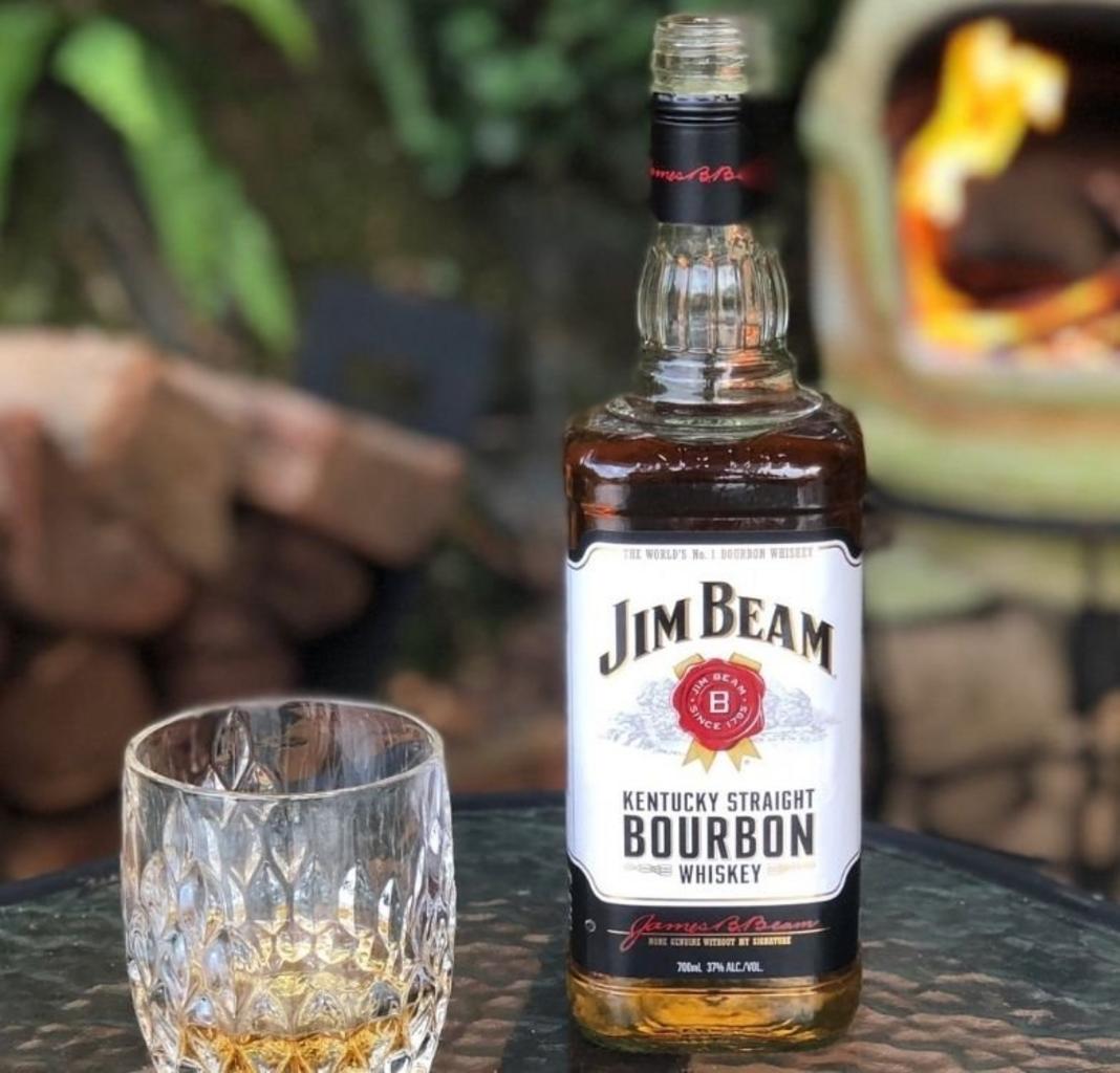 Whisky Jim Beam White, Bourbon, 1L na Amazon