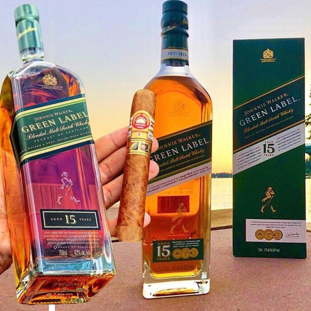 Whisky Johnnie Walker Green Label 750ml na Amazon