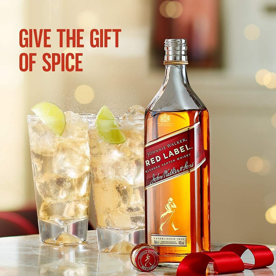 Whisky Johnnie Walker Red Label – 1L na Americanas