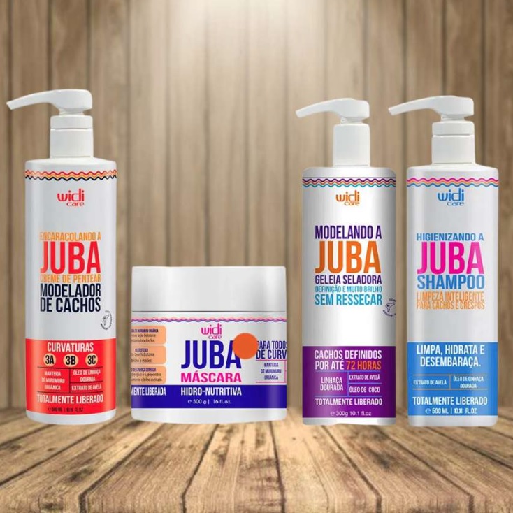 Widi Care Juba Kit – Leave-In + Máscara + Geléia + Shampoo na Magazine Luiza