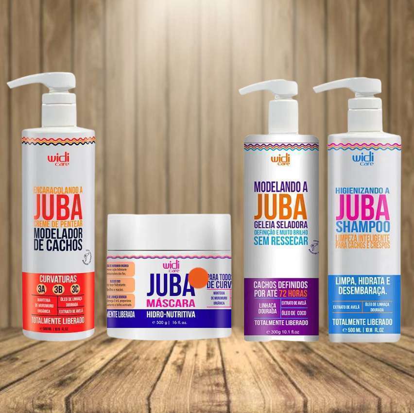 Widi Care Juba Kit – Leave-In + Máscara + Geléia + Shampoo na Magazine Luiza