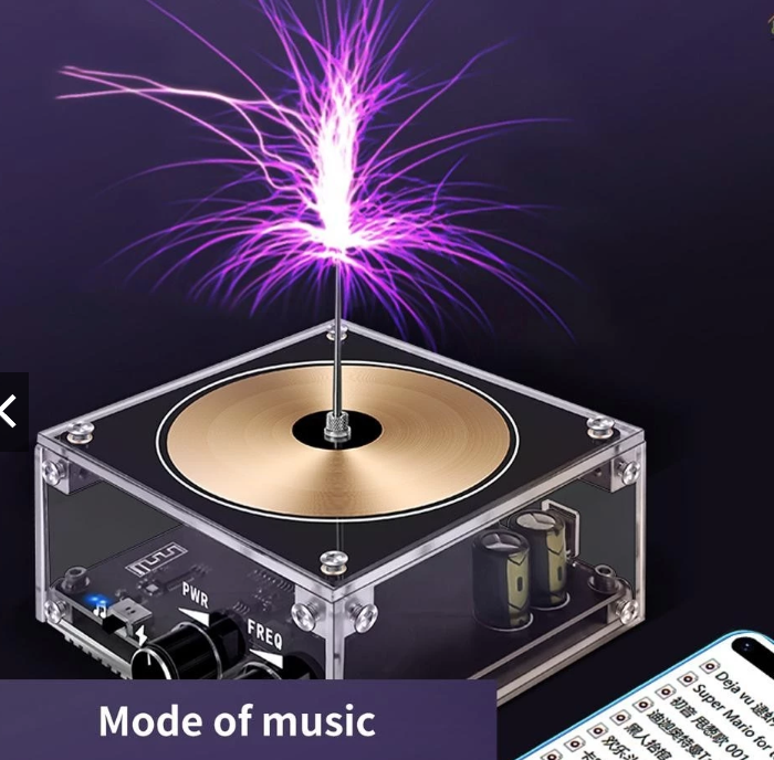 wohobr BT Versão Multifuncional Eletrônica Móvel Tesla Módulo De Bobina Relâmpagos Artificiais Gerador De Arco Elétrico Ciência De Transmissão De Som Sem Fio Cavilha De Brinquedo Experimental na Shopee