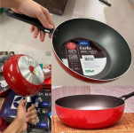 Wok Garlic, 24 cm, Vermelho, Brinox na Amazon