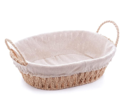Wolff Cesta Oval com Alça em Papel com Forro em Tecido 27x20x12cm – Bege na Amazon